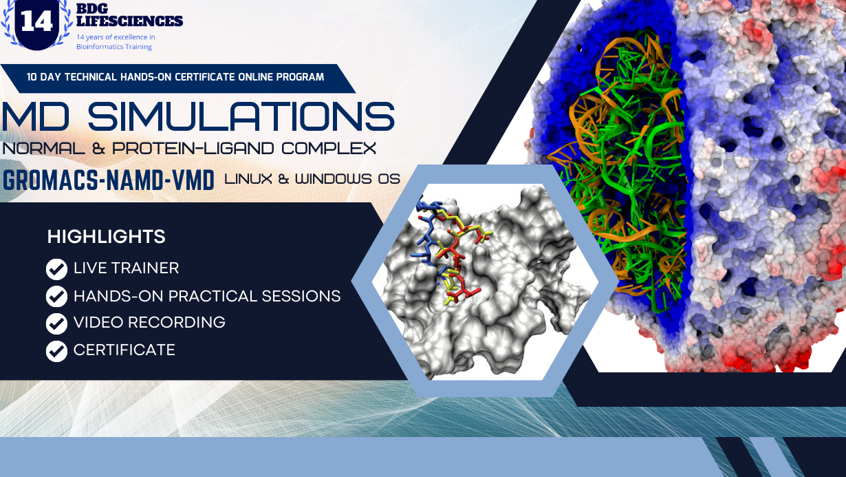 MD SIMULATION-GROMACS-NAMD-VMD