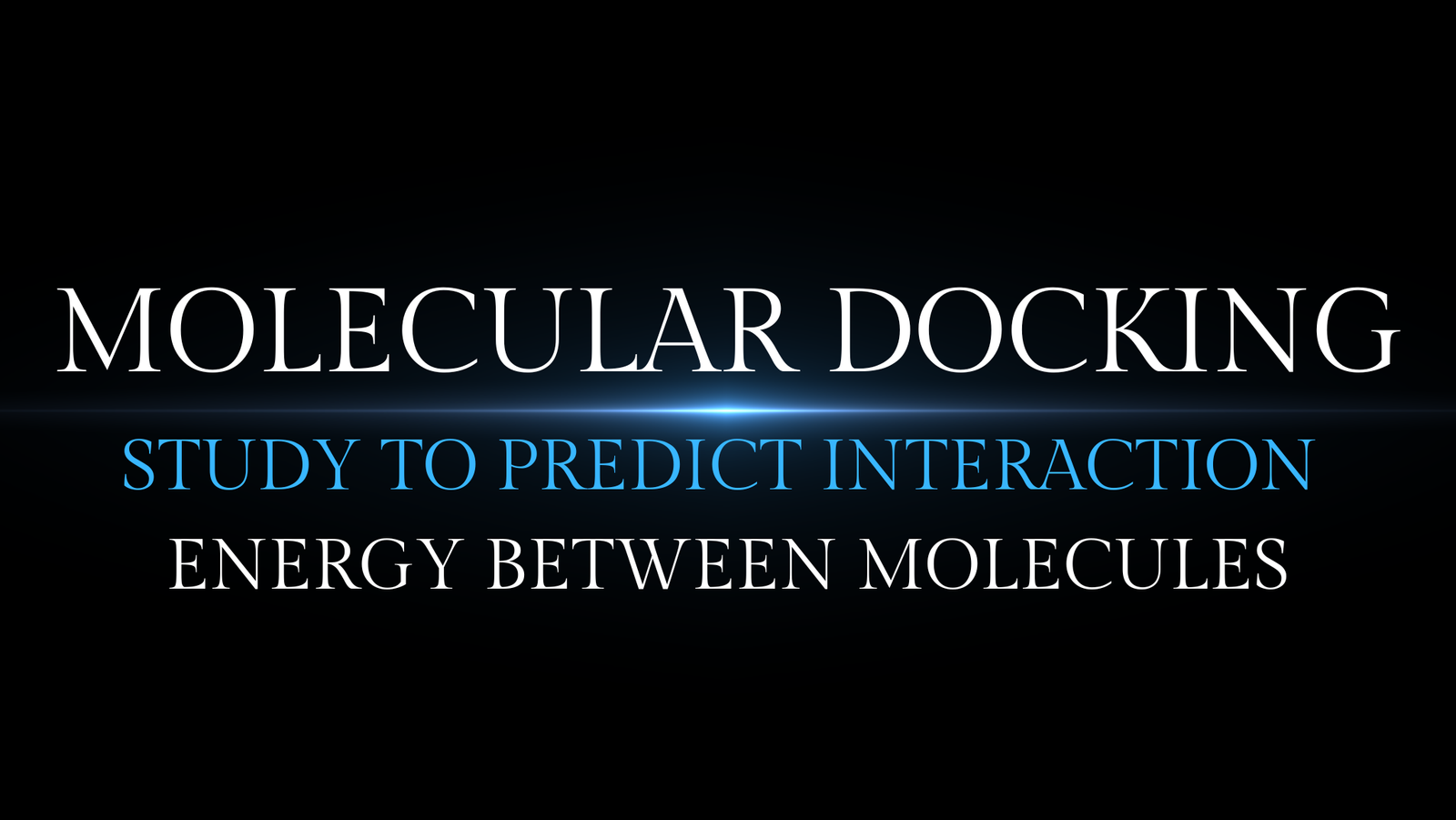 Molecular Docking Training