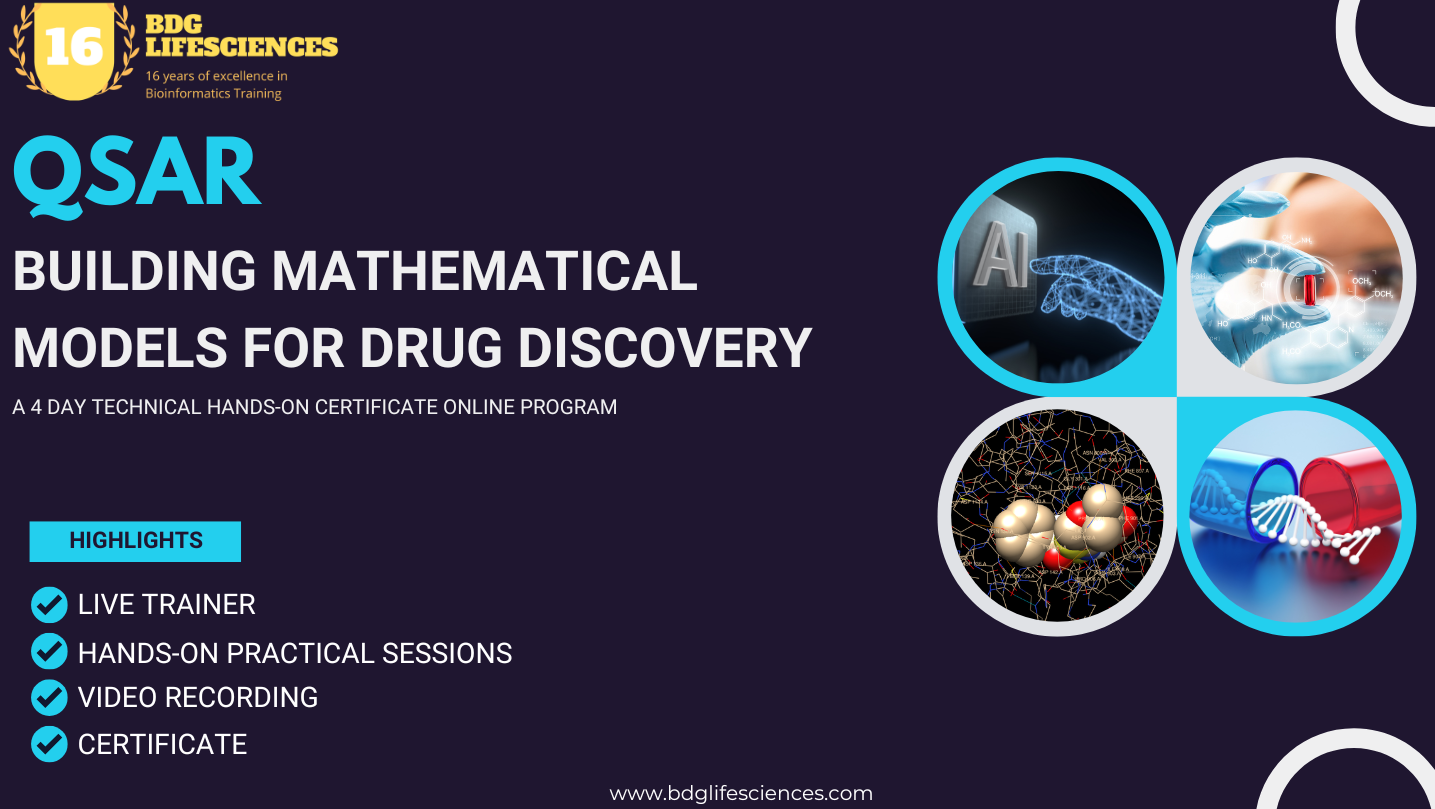 QSAR Certificate Workshop Online of 5 days